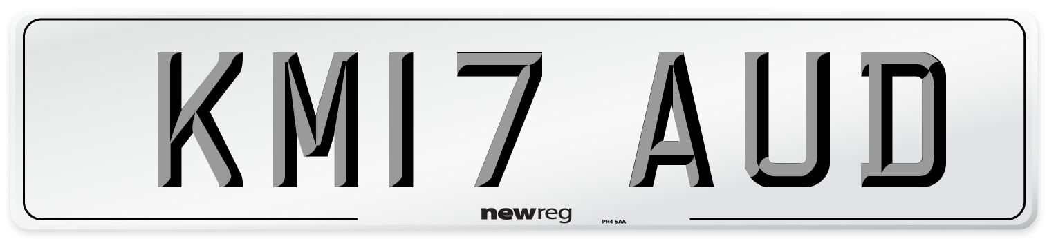 KM17 AUD Number Plate from New Reg
